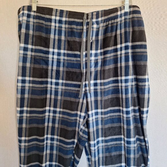 NWT Joe Boxer Warm Plaid Soft Fleece Elastic Waist Pants Size 3X Cozy Fall Winte - Picture 2 of 8